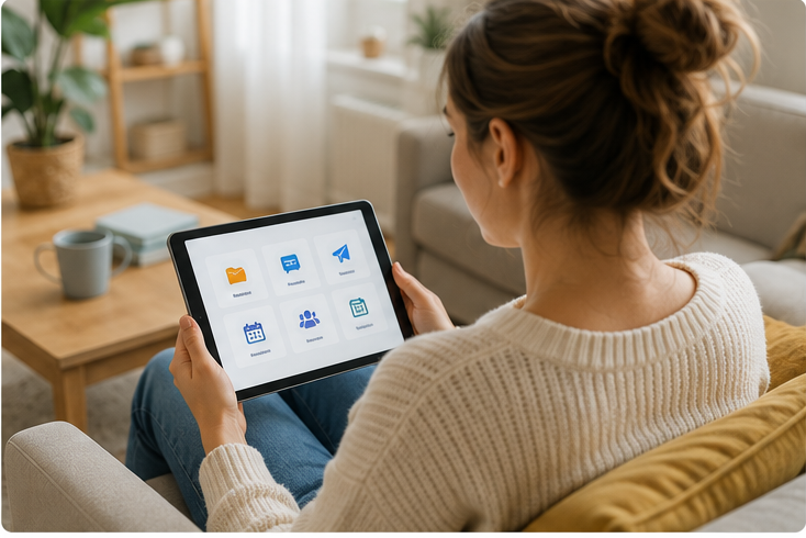 Extranet privé de copropriété accessible aux résidents